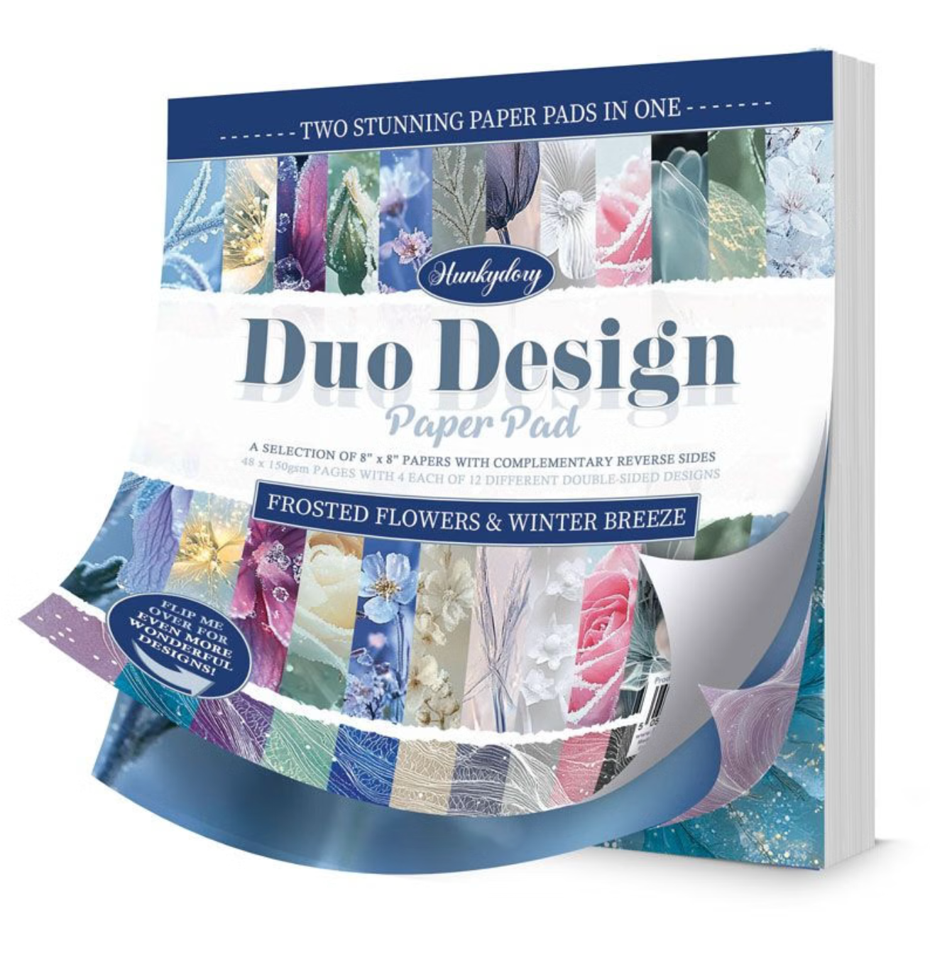 Duo Design Paper Pads - Frosted Flowers & Winter Breeze