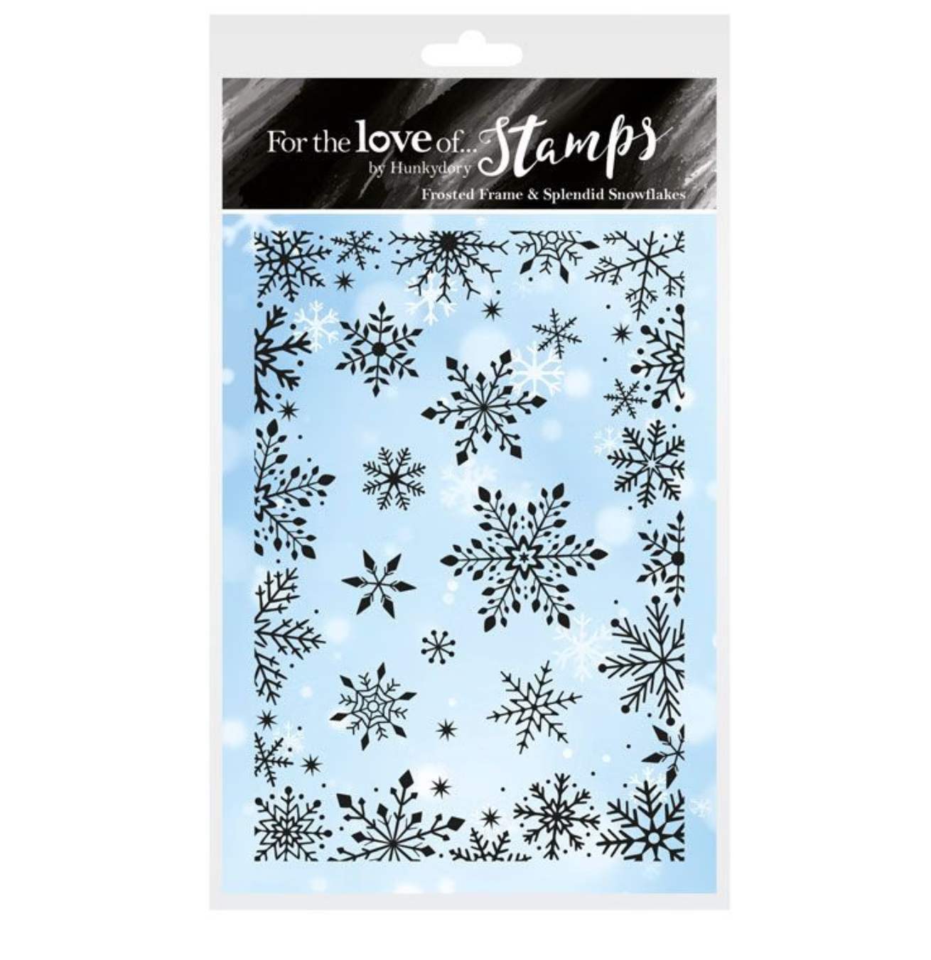 For the Love of Stamps - Frosted Frame & Splendid Snowflakes