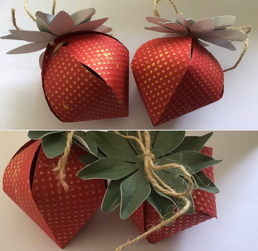 Maximumcrafts Strawberry gift box