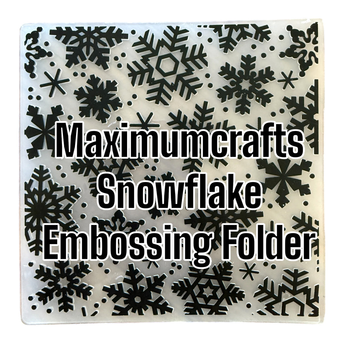 Maximumcrafts Snowflake Embossing Folder