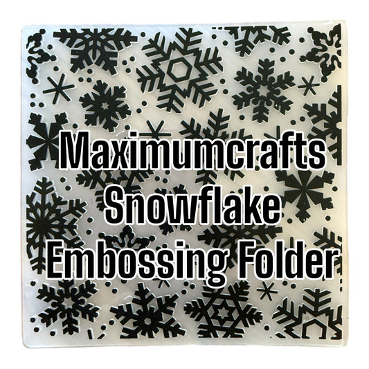 Maximumcrafts Snowflake Embossing Folder
