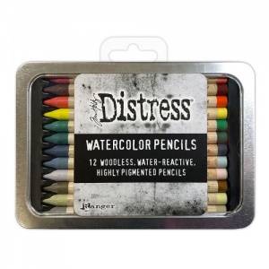 Ranger Tim Holtz Distress Watercolour Pencils Set 5 – 12 pcs