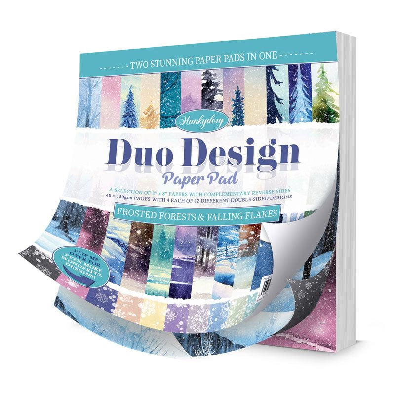 Duo design Paper Pad Frosted Forest and Falling Flakes