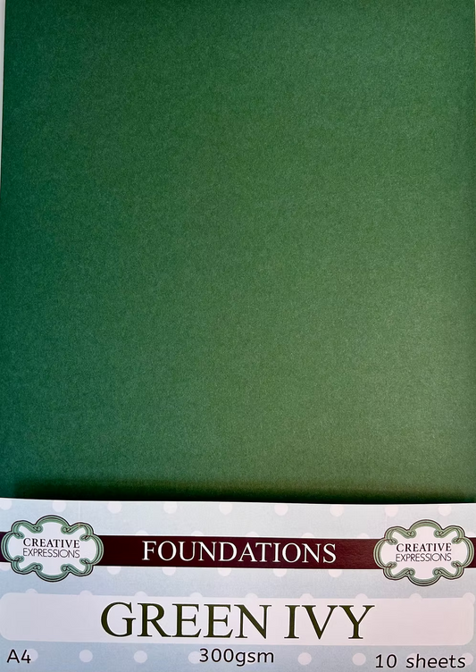 Green Ivy Foundations Card 300gsm A4 10 Sheets