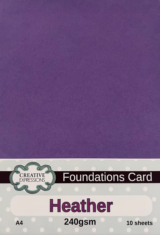 Heather Foundations Card 240gsm A4 10 Sheets