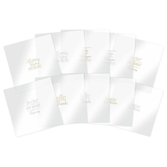 Luxury Foiled Acetate Sentiment Sheets