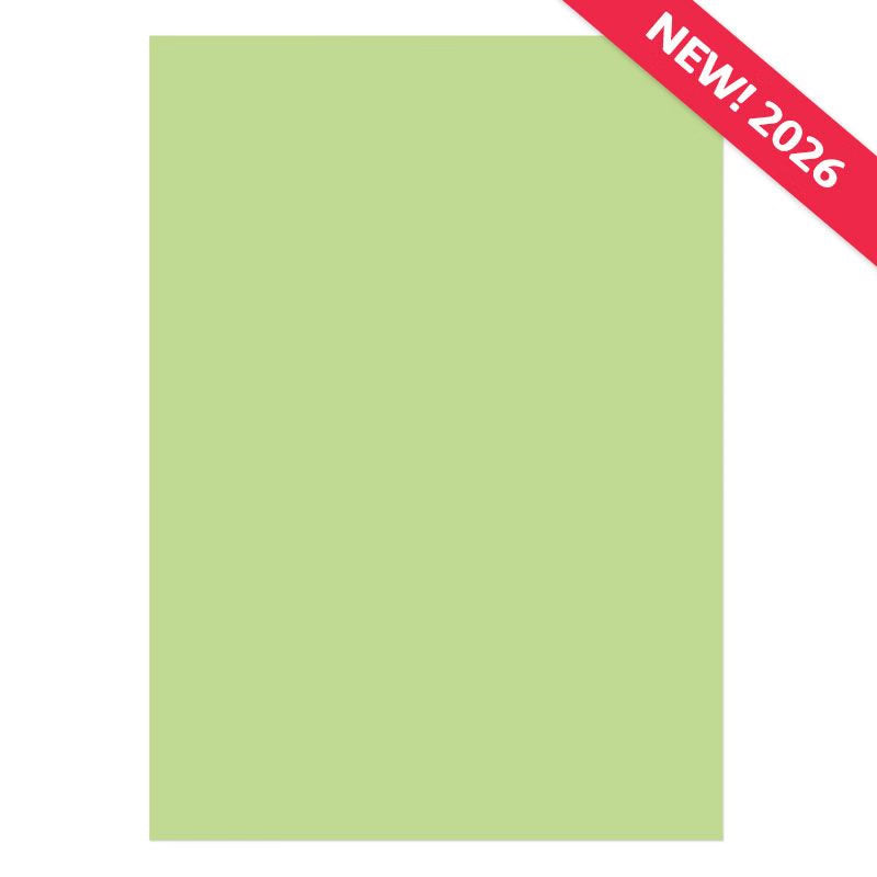A4 Matt-tastic Adorable Scorable Cardstock - Pistachio x 10 Sheets