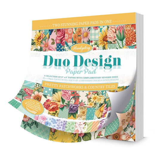 Duo Design Paper Pads - Pretty Patchworks & Country Tiles