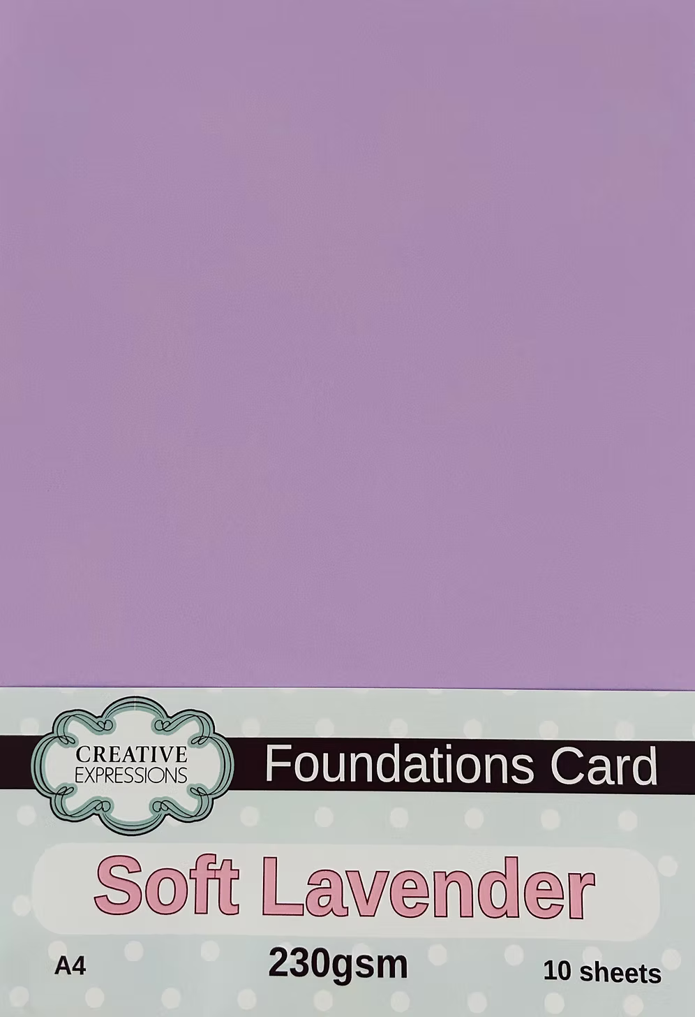 Soft Lavender Foundations Card 230gsm A4 10 Sheets