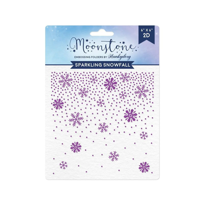 Sparkling Snowfall Embossing Folder