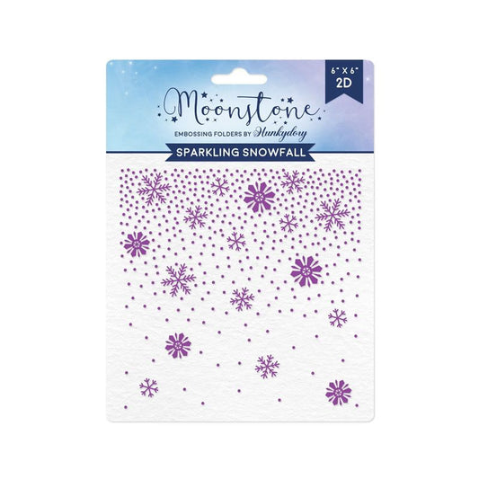 Sparkling Snowfall Embossing Folder