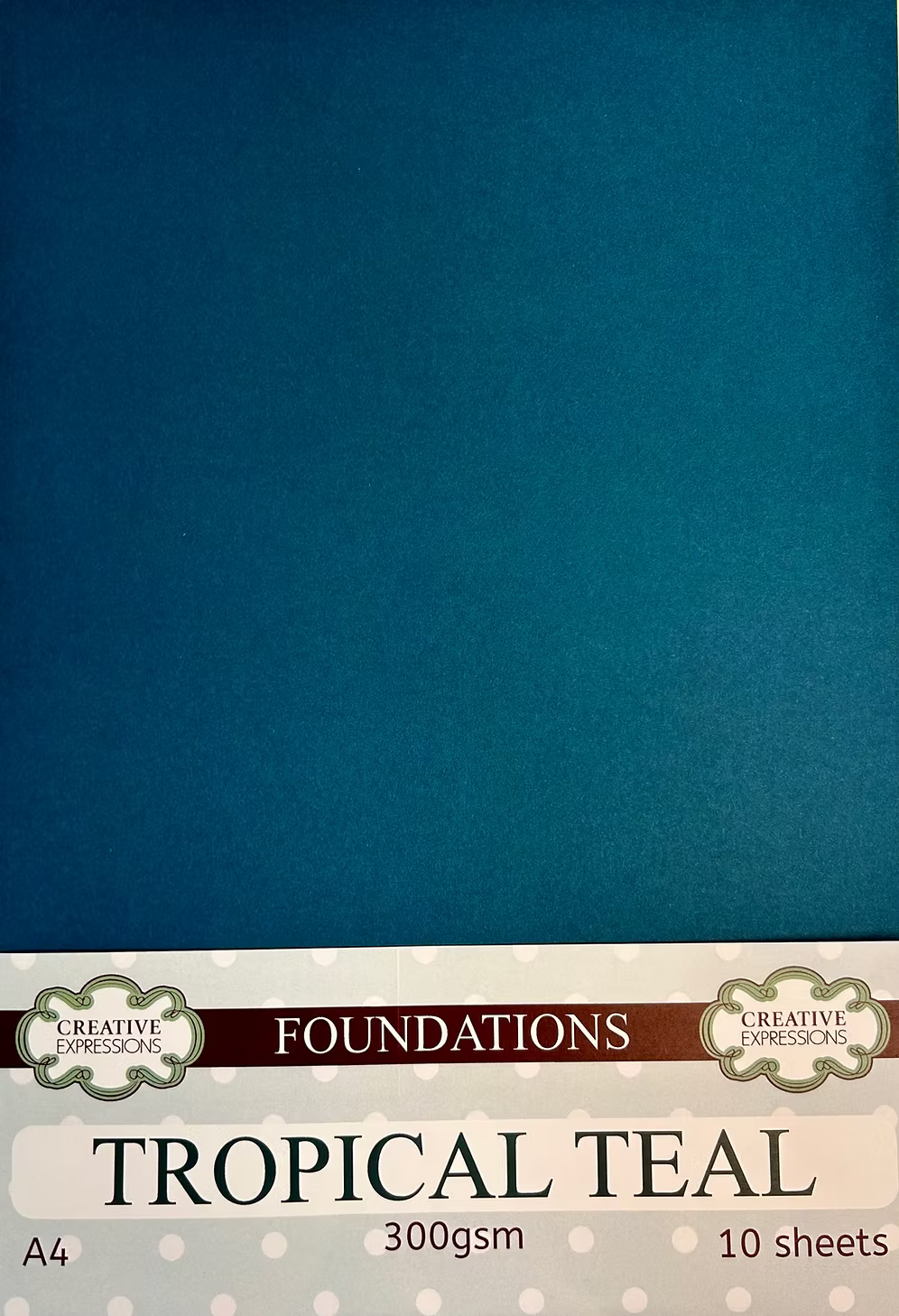 Tropical Teal Foundations Card 300gsm A4 10 Sheets