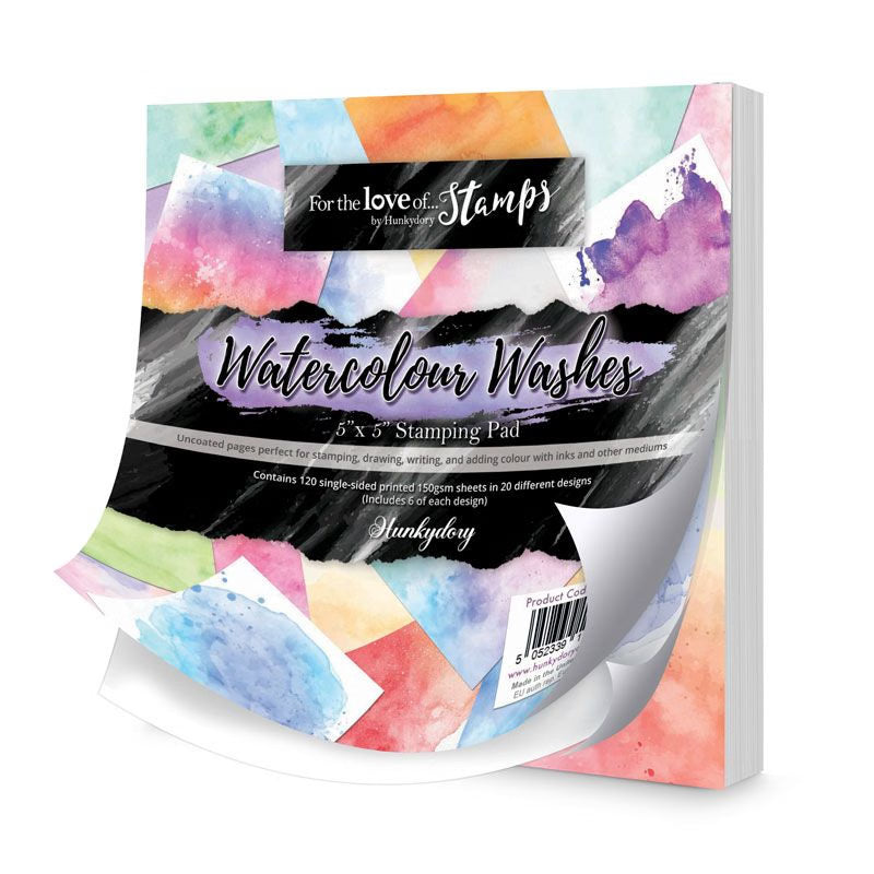 Watercolour Washes Stamping Paper Pad