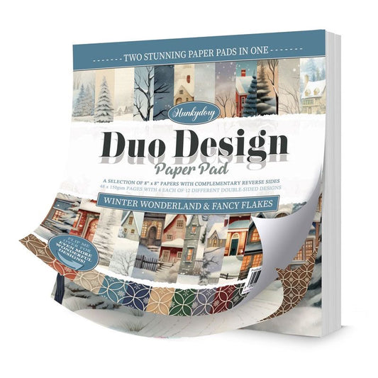 Duo Design paper pad - Winter Wonderland & Fancy Flakes