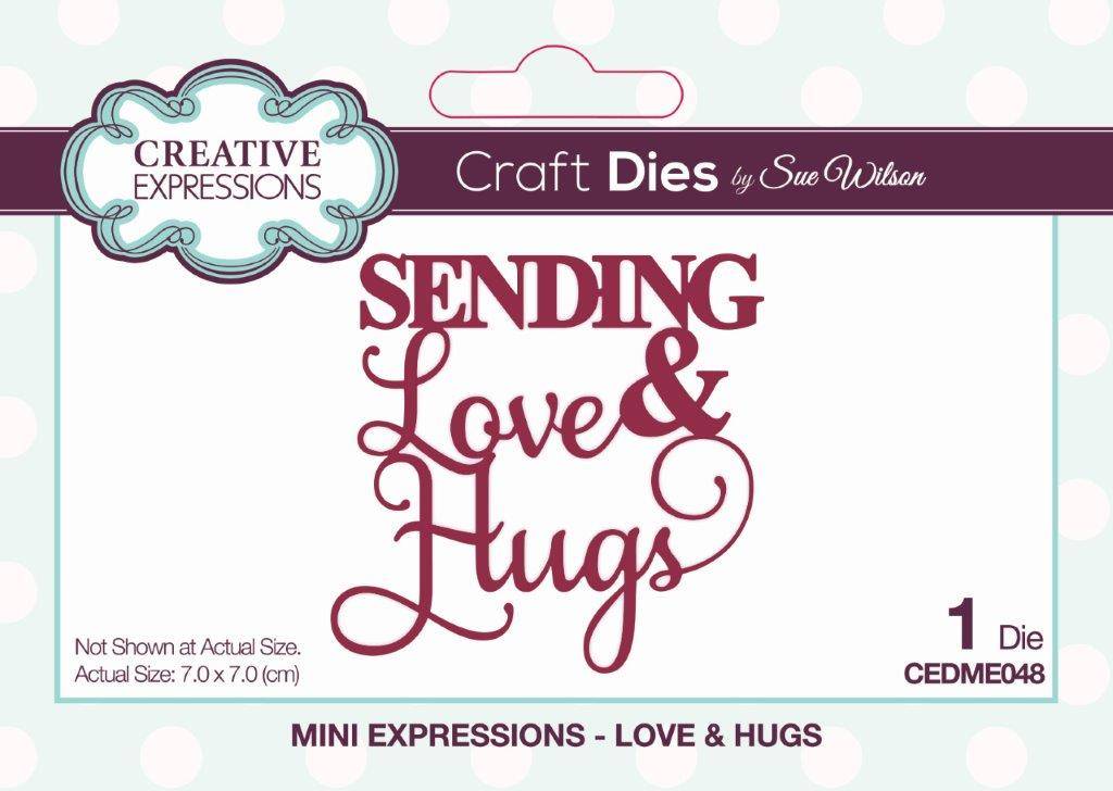 Sending love and hugs die set